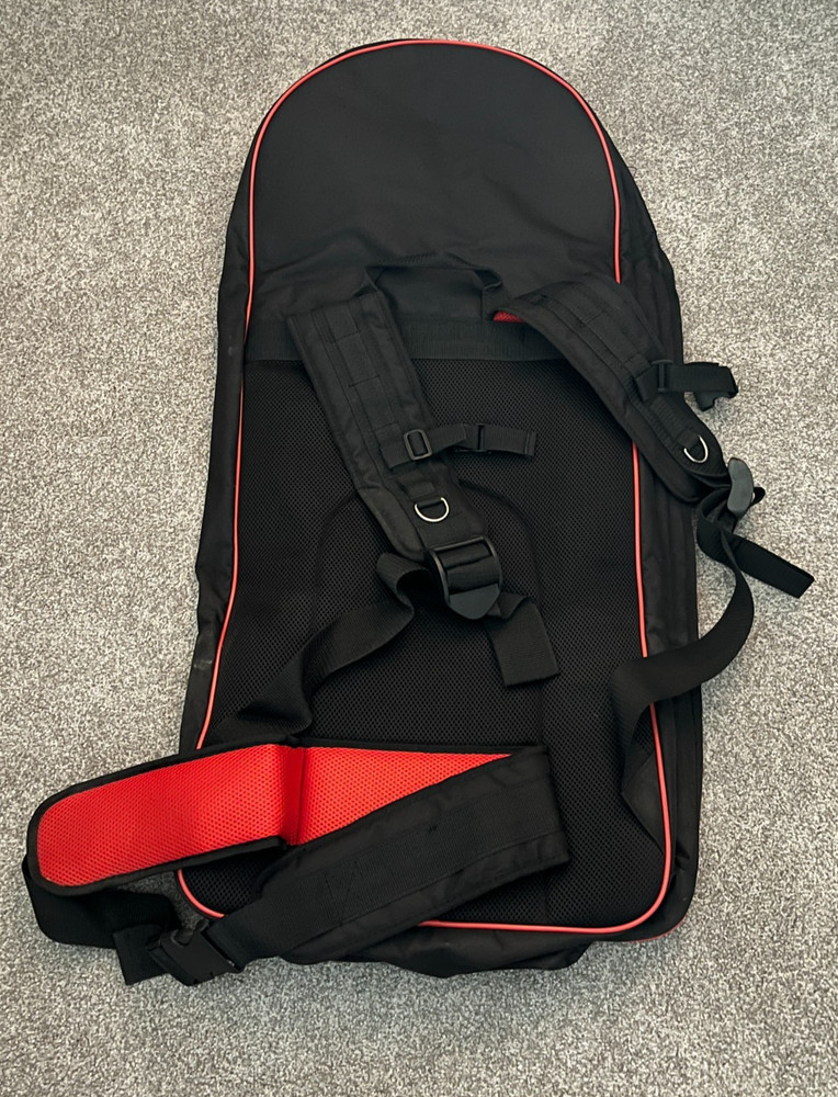 Hydro Force paddle board carrying backpack; black with red trim; new
