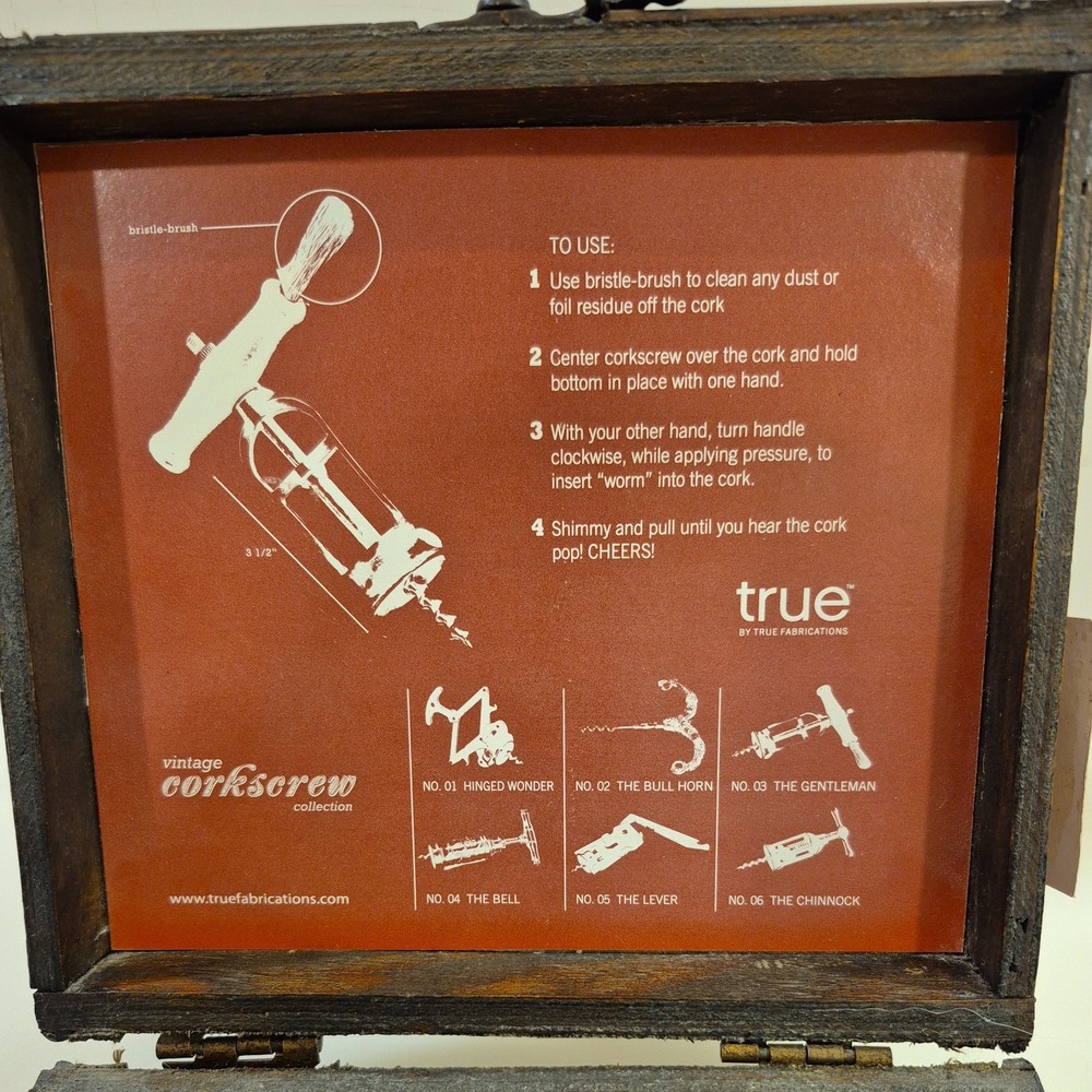 TRUE FABRICATIONS NO. 3 GENTLEMAN WINE BOTTLE OPENER