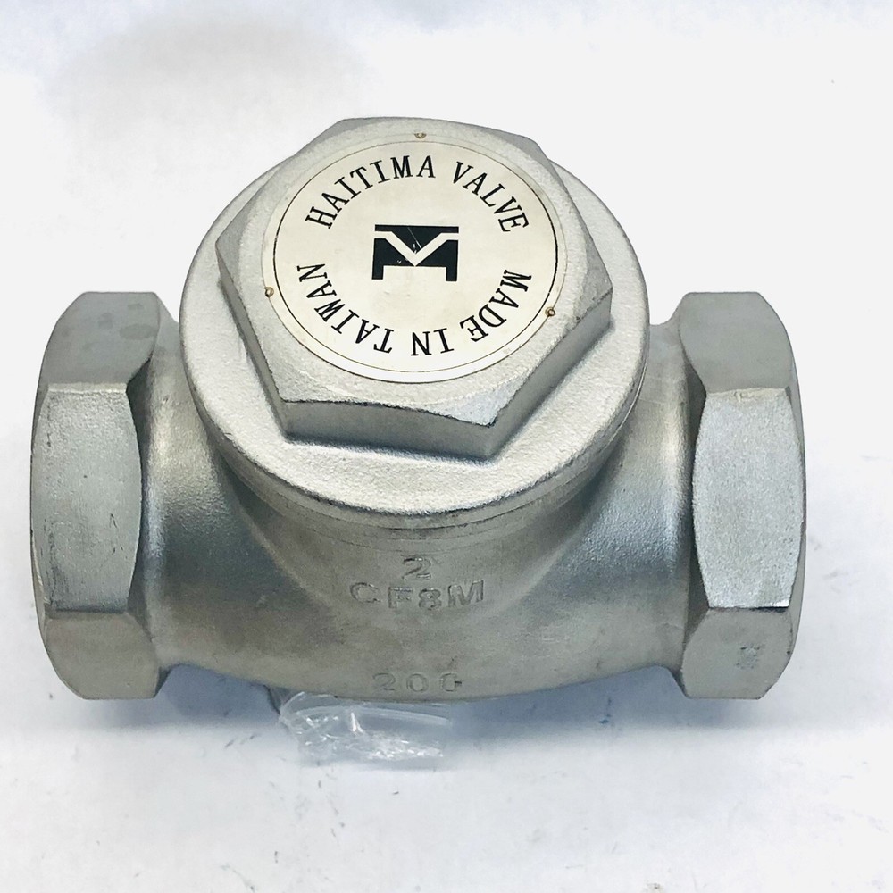 HAITMA SWING CHECK VALVE 2" CF8M 200PSI