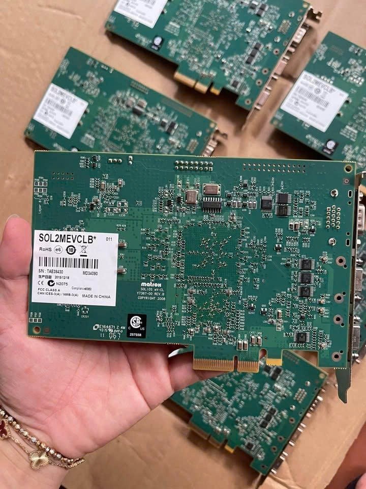 Matrox SOLIOS eV-CL SOL2MEVCLB Frame Graber, Working well