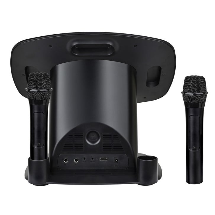 Singing Machine Ultimate Karaoke Party System with Vocal Removal & Charging Mics