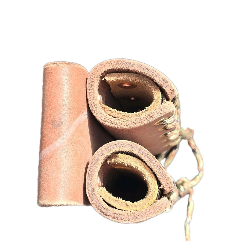 Brown Leather Bull pin holder