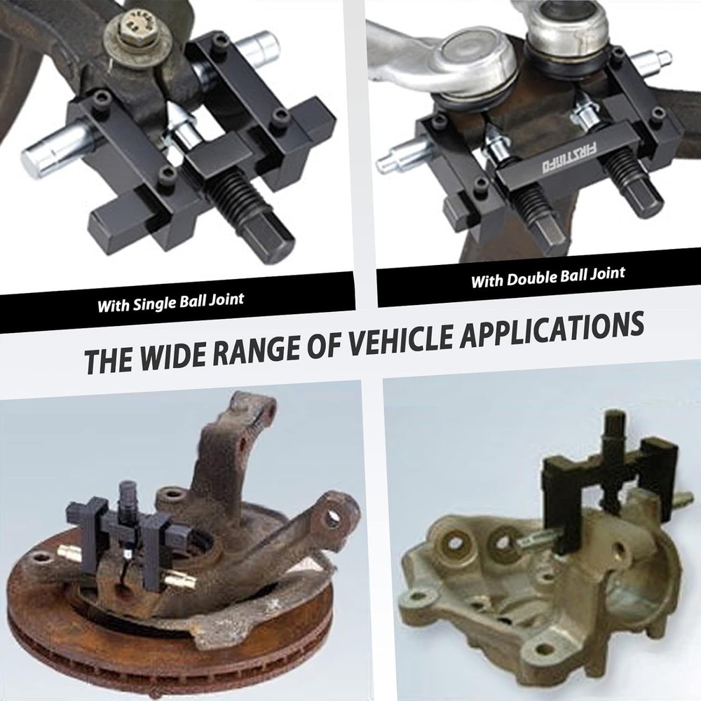 FIRSTINFO Universal Multi-Function Steering Knuckle Spreader Tool Set, Safety...