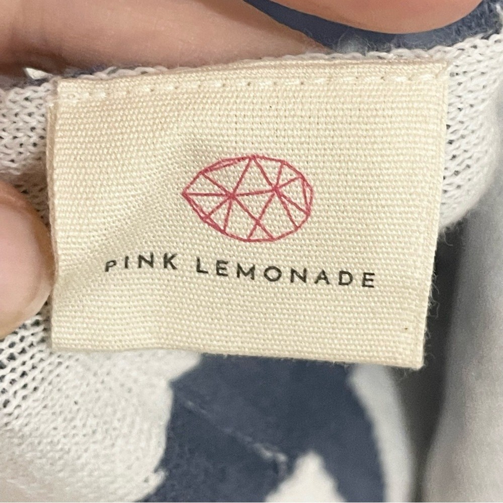 Pink Lemonade Blue Star Patterned Throw Blanket Reversible