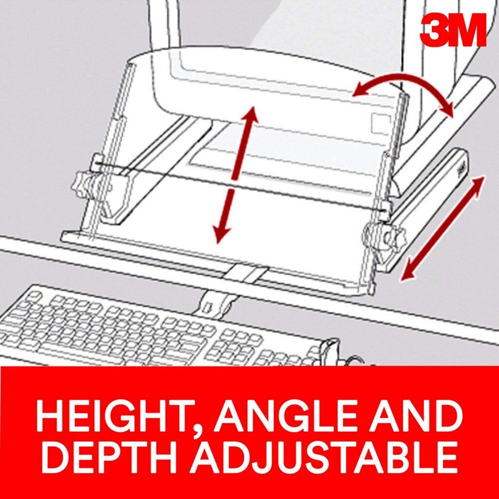 3M In-Line Adjustable Document Holder