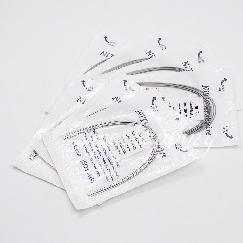1 Pack Dental NITI Super Elastic Rectangular Arch Wires Ovoid/Natural/Square