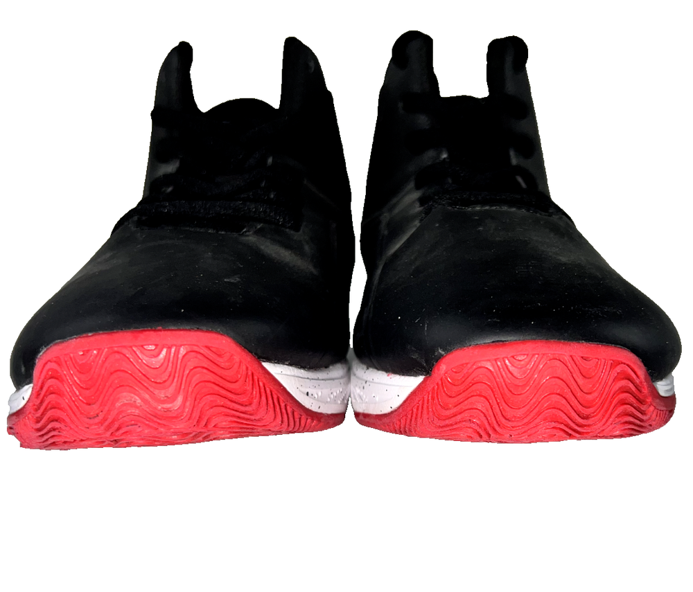 bcg Academy Boys HiTop 6.5D Black White Red