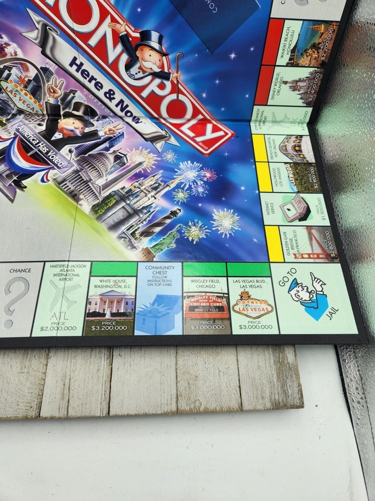 Monopoly here and now 2006 Replacement Game Board and instructions
