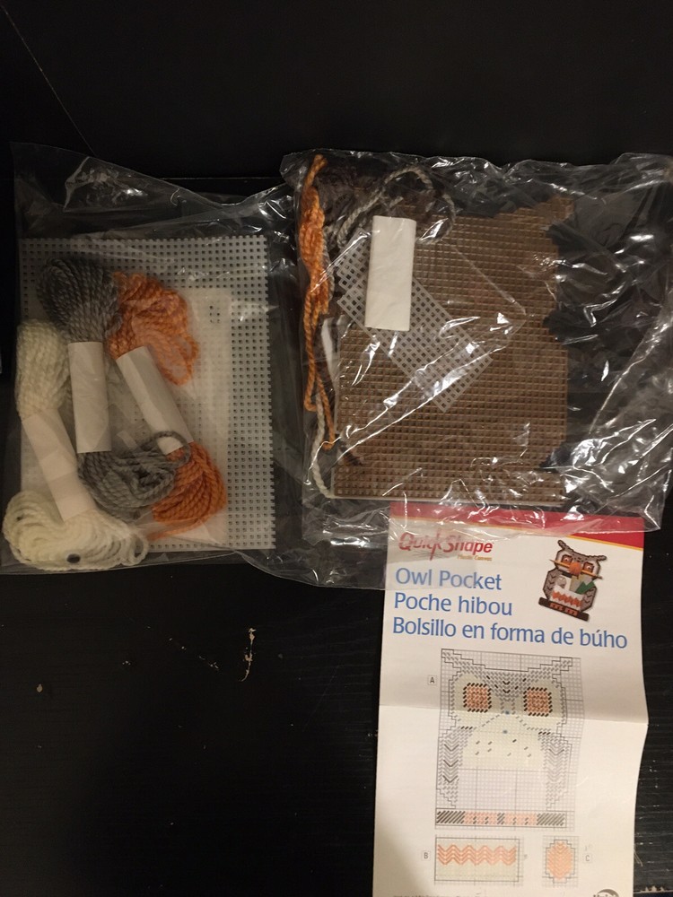 OWL POCKET Plastic Canvas Kit