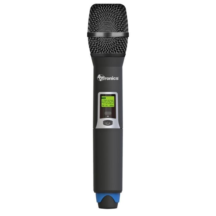 AVTronics Professional 200 Channel UHF 3 Handheld Microphone, 1 Beltpack +Lapel