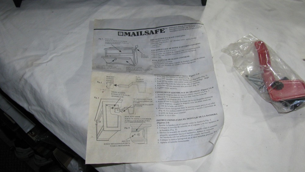 Gibraltar Mailsafe Lockable Security Wall Mount Mailbox MSK00BAM Gibraltar