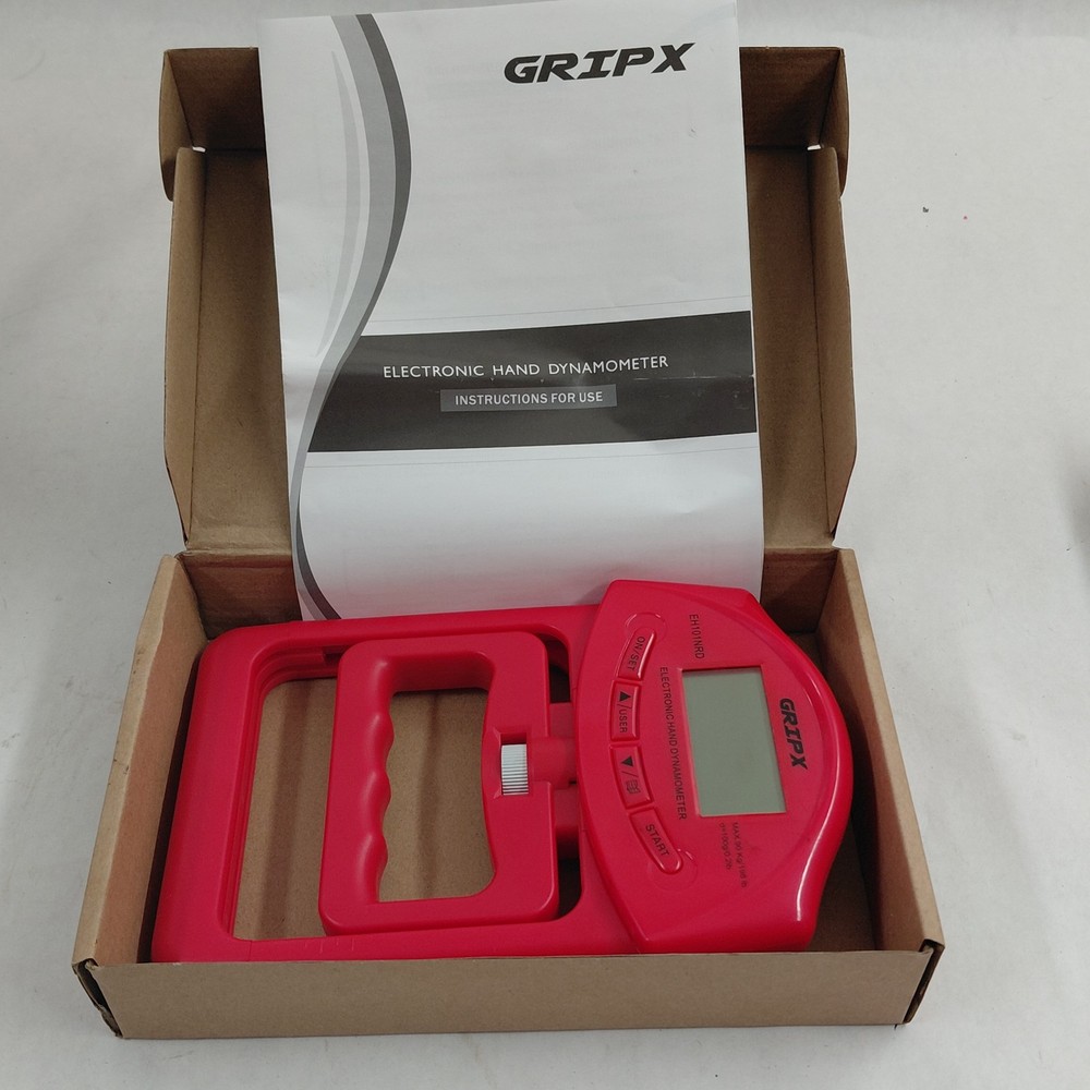 Gripz Digital Hand Dynamometer Grip Strength Measurement Meter EH101NRD
