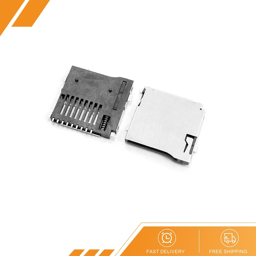 5 x Spring Loaded Push/Push Micro SD Memory Card Socket Slot