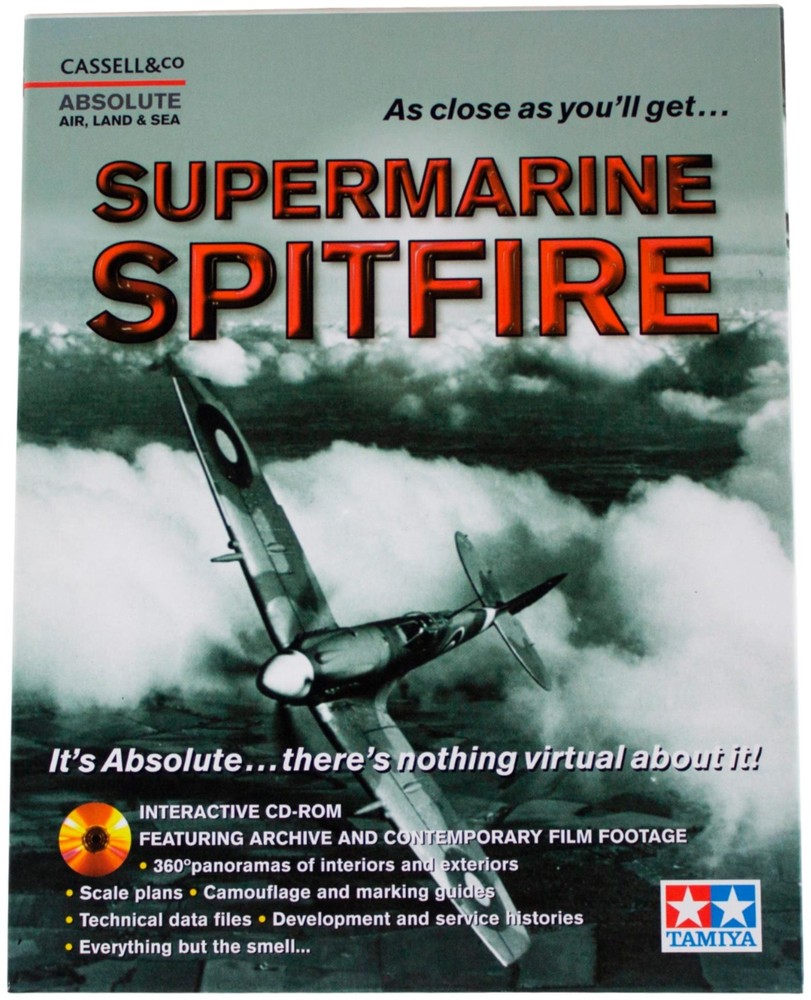 SUPERMARINE SPITFIRE Big Box INTERACTIVE CD-ROM 2001 WWII History Data Footage