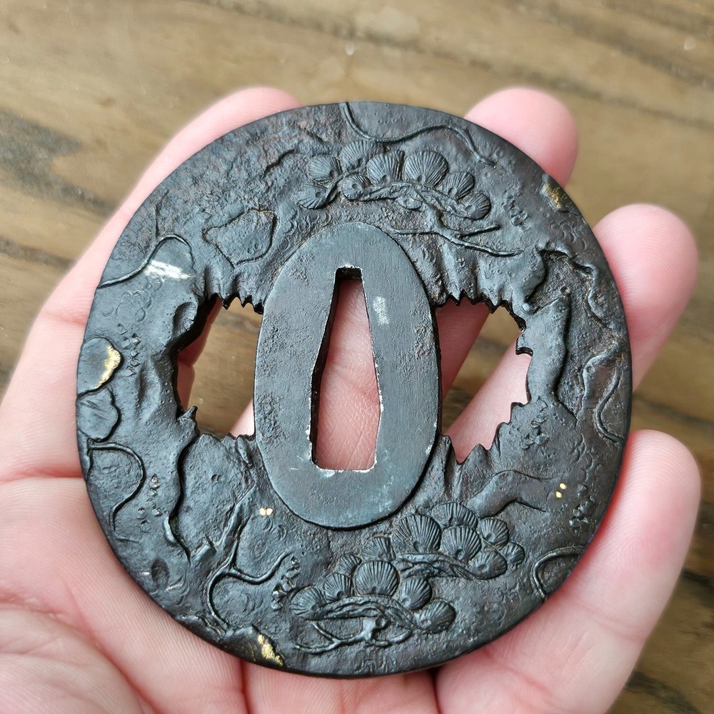 Tsuba, signed Masakata