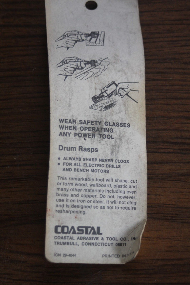 Coastal Drum Rasp 3/4" No. 4508
