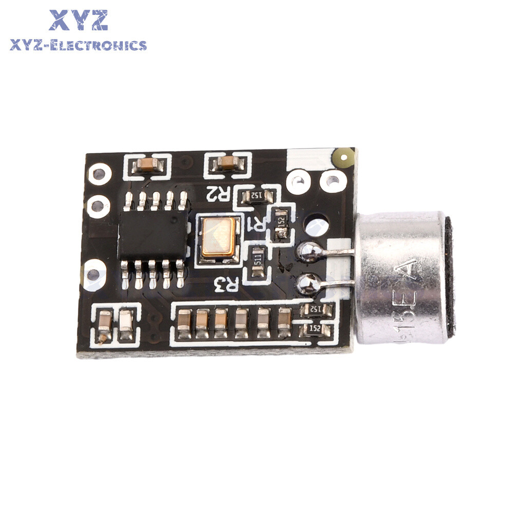 Wireless Microphone FM 88.7MHz Transmitter Module Support Dual-channel Stereo