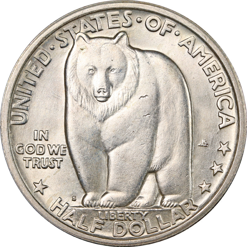 1936-S Bay Bridge Commem Half Dollar