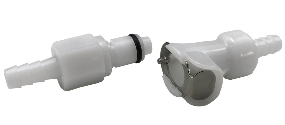 USWE Hydration Pack Hose Quick Seal Coupling Set White