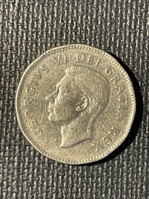 1949 Canada 5 Cents Coin