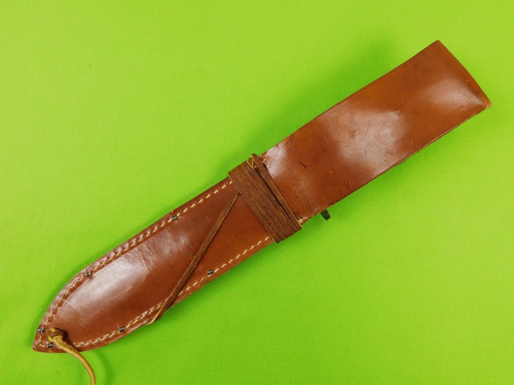 US WW2 Case M3 Smooth Handle Marked Blade Fighting Knife w/ Sheath