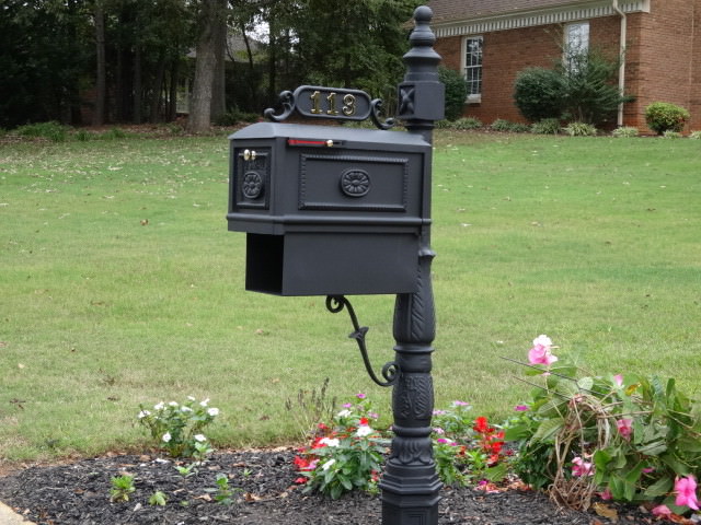 Better Box Mailbox with Paper Box - Black - Decorative Cast Aluminum Mailboxes