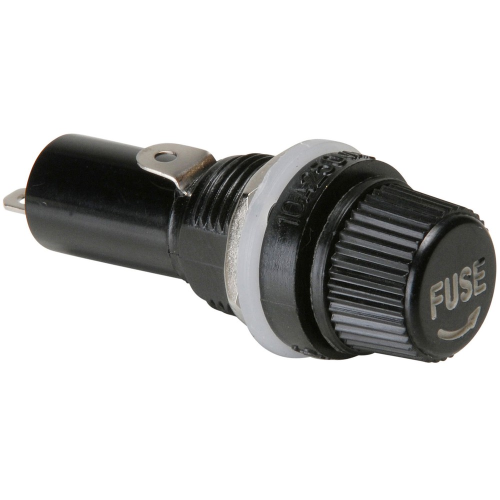Screw Cap AGC Fuseholder Black