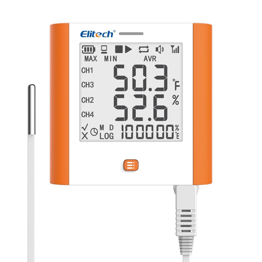 Elitech GSP-8 Temperature Data Logger Humidity Recorder USB DDL Quick PDF Report