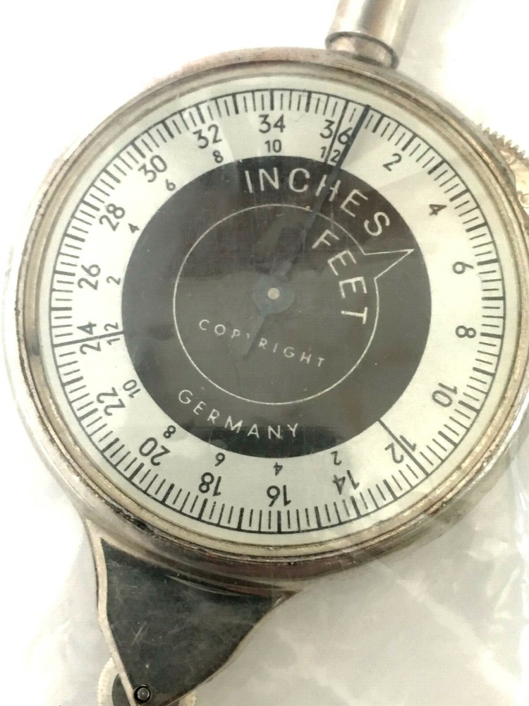 Map measures made in West Germany with instructions NEW UNUSED