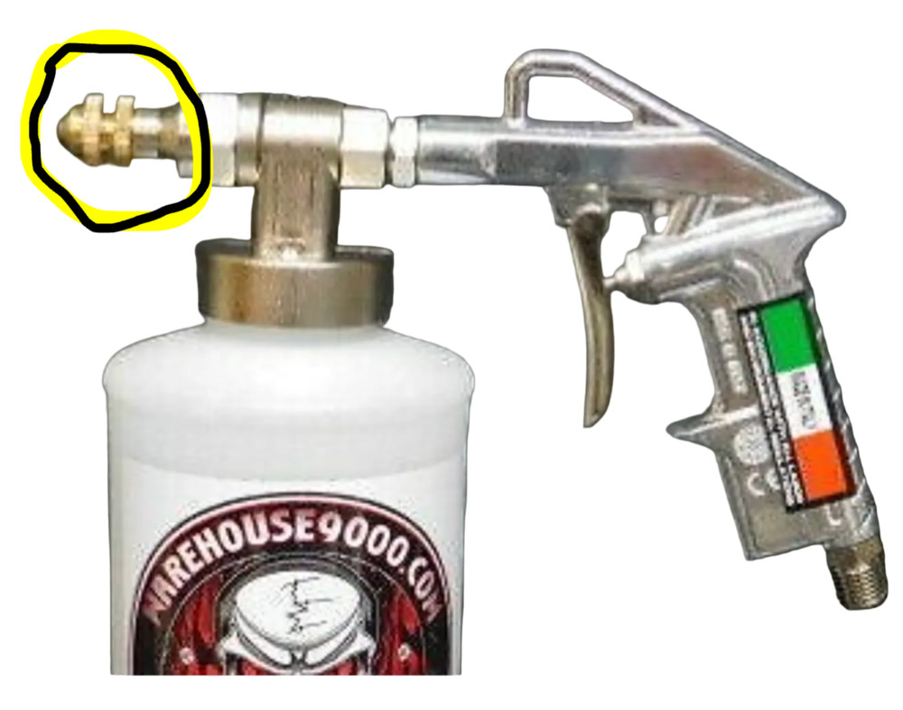 1- Solid Brass Tip For Pro Undercoating Spray Gun