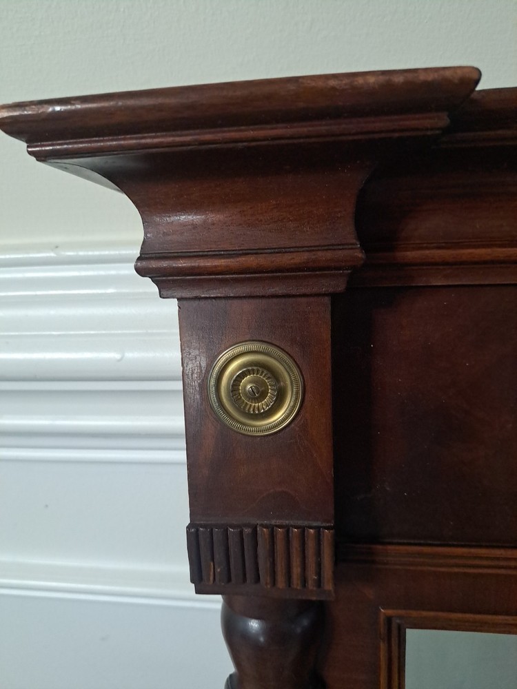 Antique American Empire Wall Console Mirror