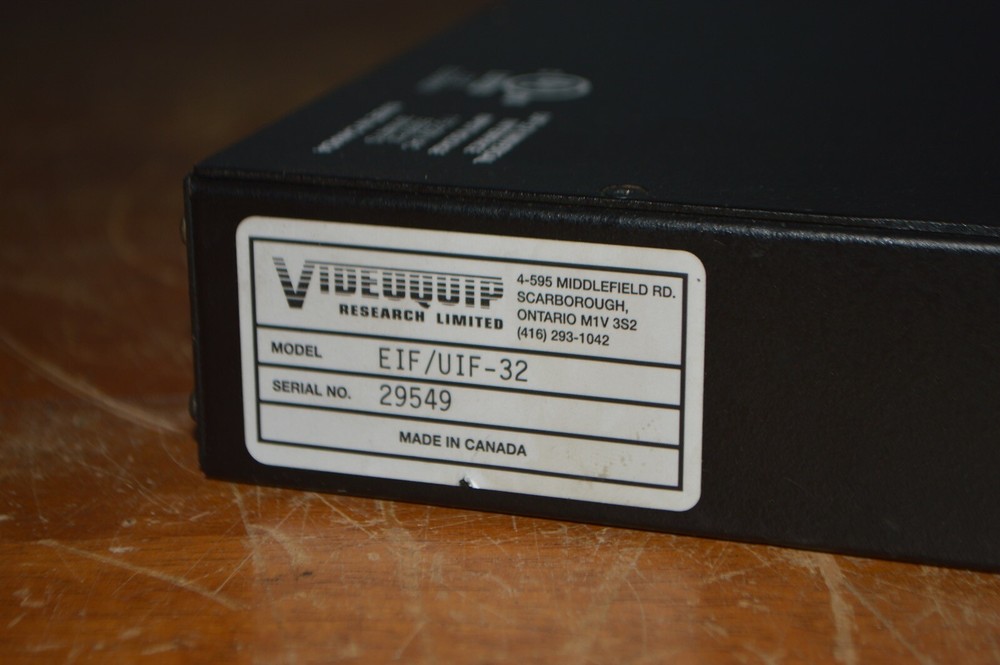 Statmon Videoquip EIF/UIF-32 Universal Interface System