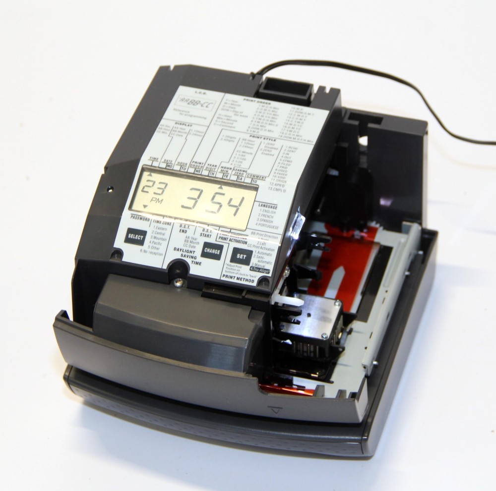 Lathem 1600E Tru-Align Atomic Time Clock