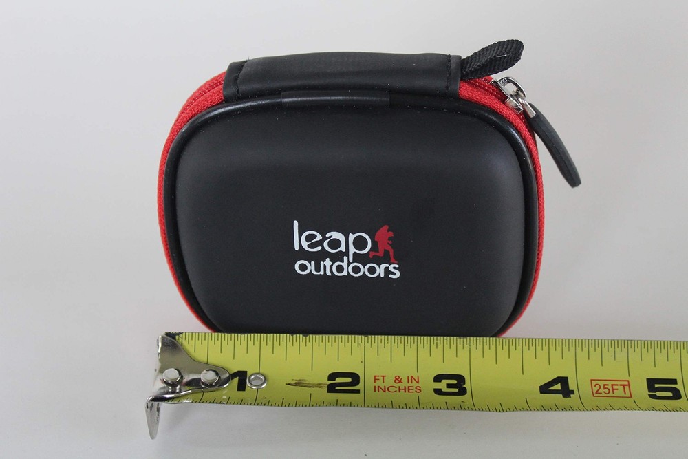 Leap Outdoors Weather-Resistant Protective SD Memory Card Storage Case Red