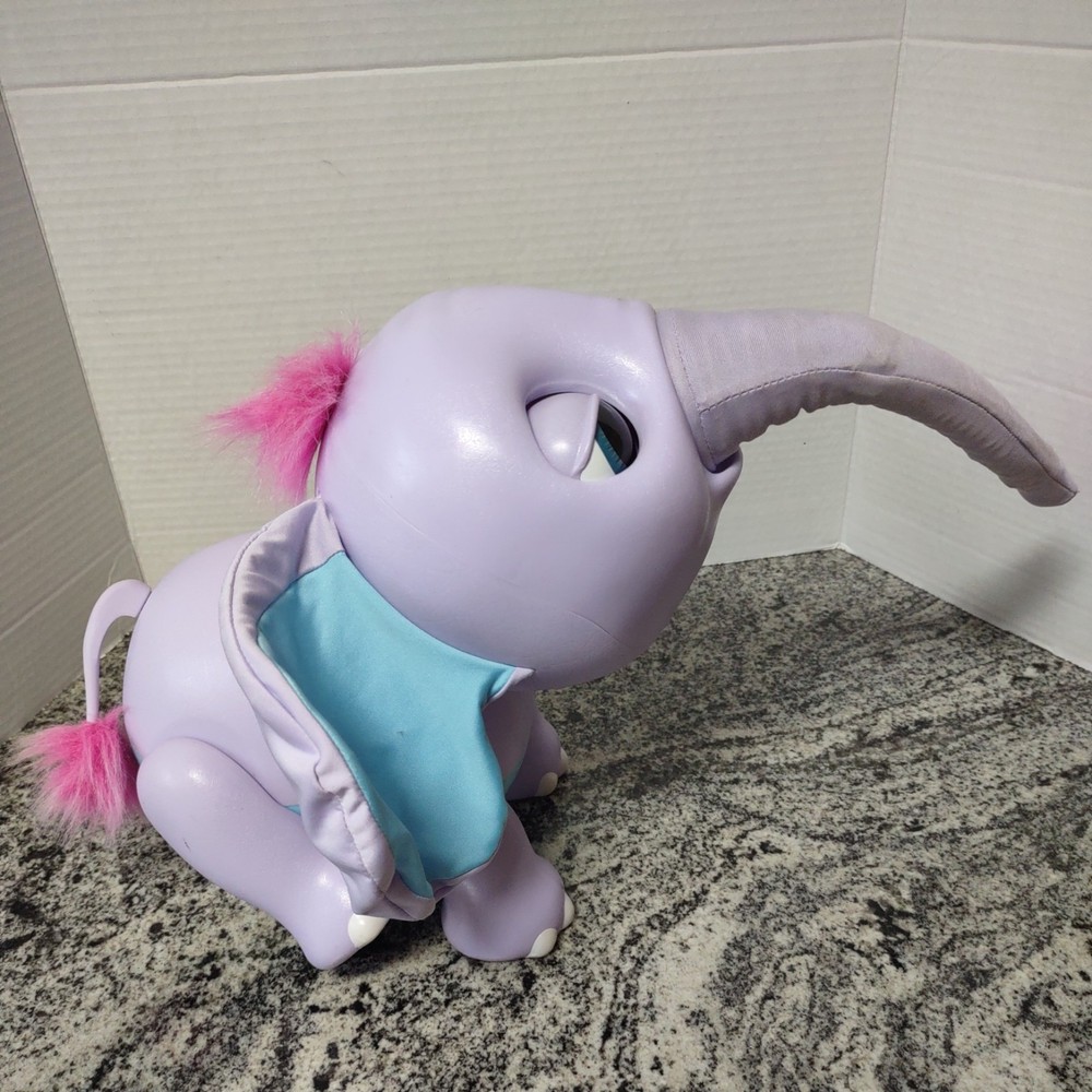 Spin Master Juno My Baby Elephant Sounds Talks burps Interactive Toy Works