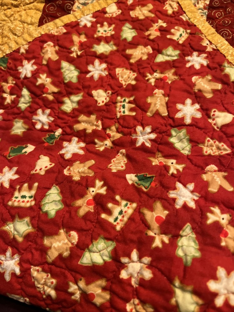 Reversible Table Runner - Fall and Christmas - 40"