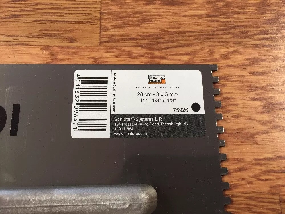 Schluter Kerdi Flooring Trowel