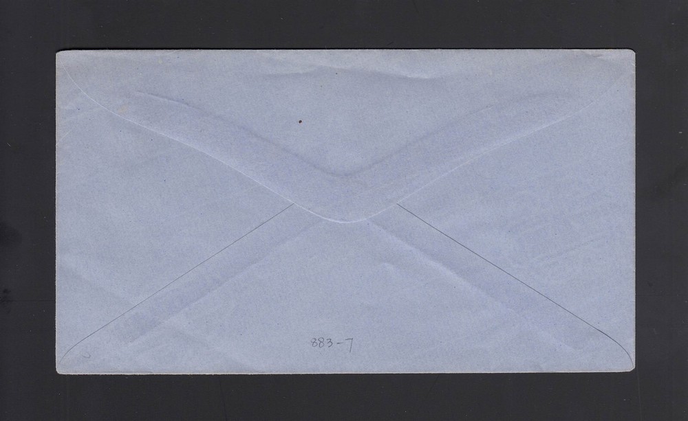 U215, UPSS #638-7 Mint Envelope, UPSS Cat $200.00