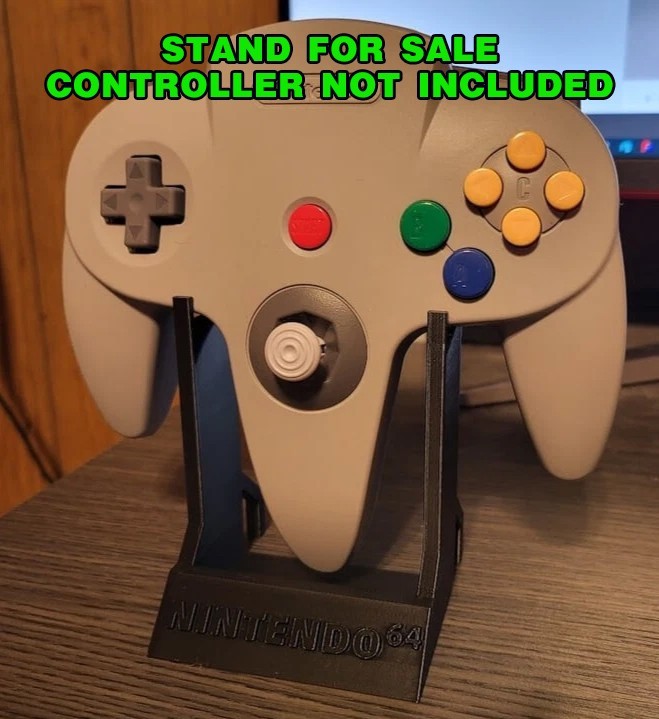 Nintendo 64 Controller Display Stand - 7 Different Colors!