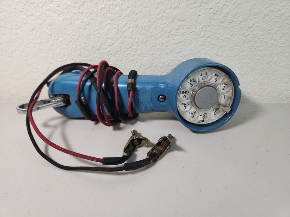 Vtg Blue Bell System Western Electric Lineman Test Butt Set Rotary Dial Untested