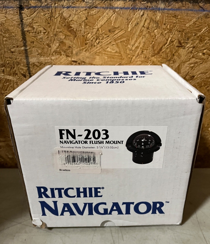 Ritchie FN-203 Navigator Compass - Flush Mount - Black