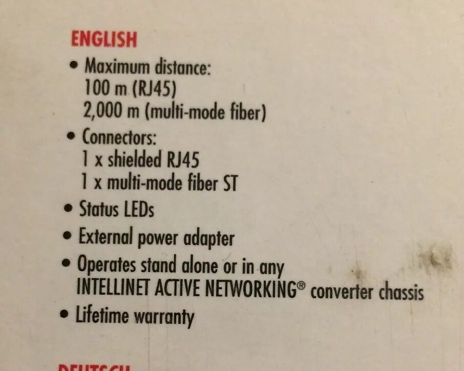 Converter [CON02B1301] 100Base-TX to FX Multi Mode