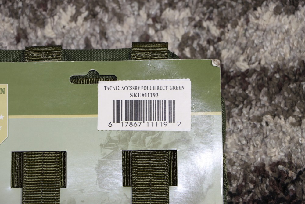 Boyt Rectangular Accessory Pouch TACA12 Green 13"X4"X6"