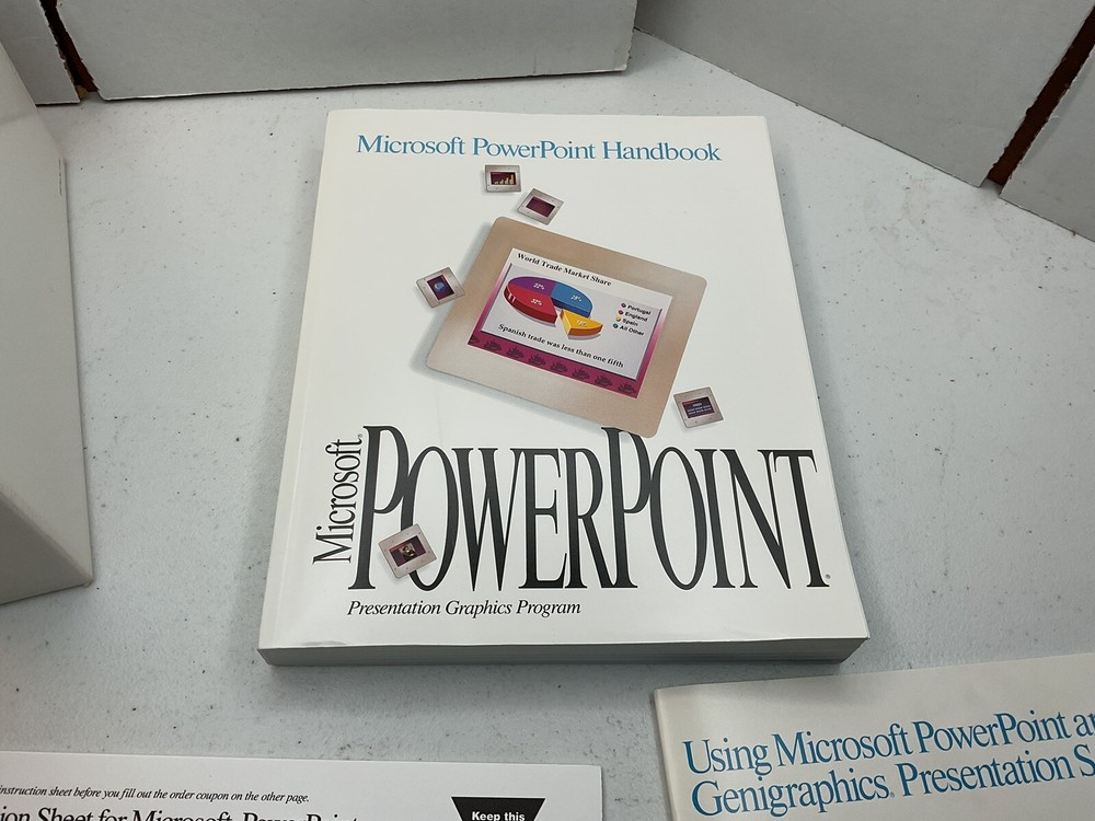 Microsoft PowerPoint Handbook: Presentation Graphics Program - Paperback 1992