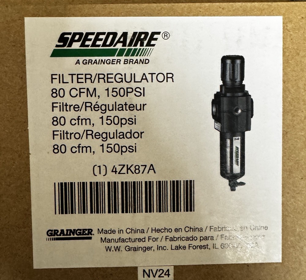 SPEEDAIRE 4ZK87A Filter/Regulator