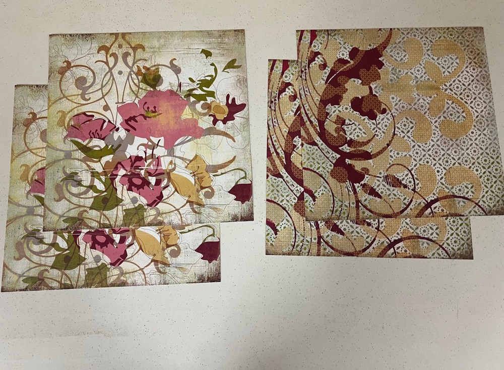 Basic Grey Perhaps 14 Sheets 12"x12", Stickers, Die Cut Alphas & Tags - READ