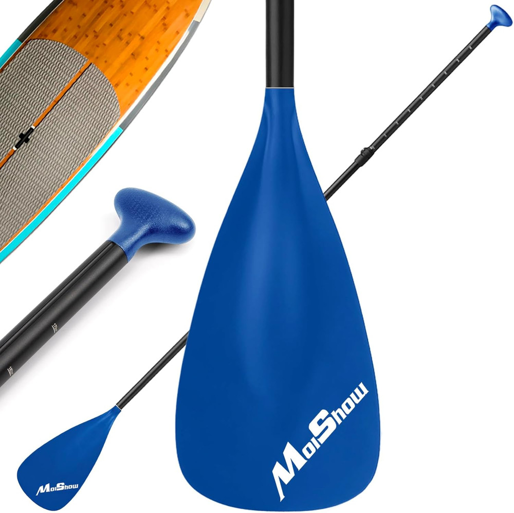 SUP Paddle - Adjustable 3 Pieces Stand Up Paddle Board Paddle with Unique Lock D