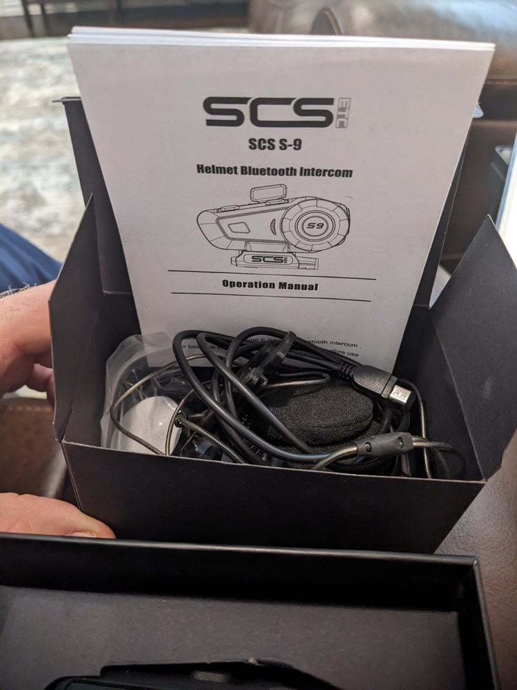 SCSETC S-9 Motorcycle Helmet Bluetooth Headset Intercom