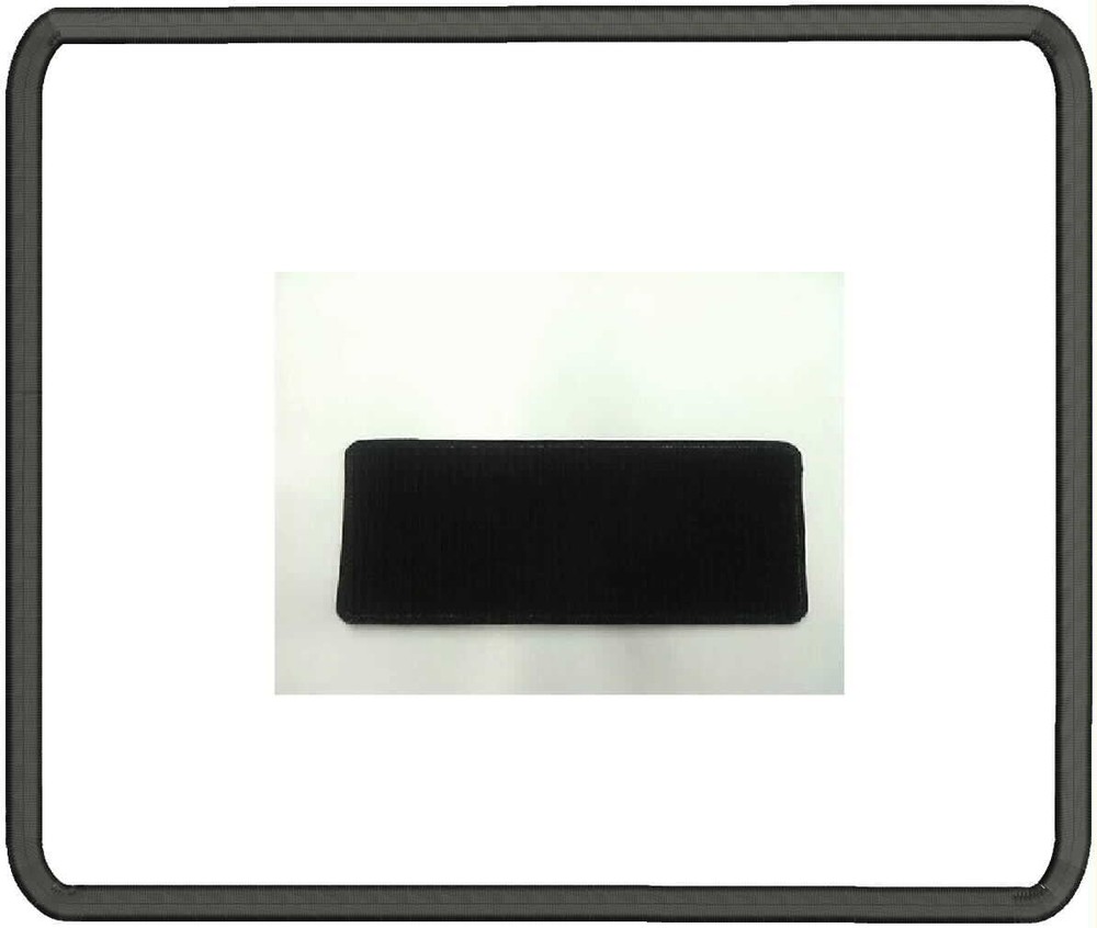 SECURITY EMBROIDERY PATCHES 4X11 3X6 HOOK ON BACK GREY ON BLACK