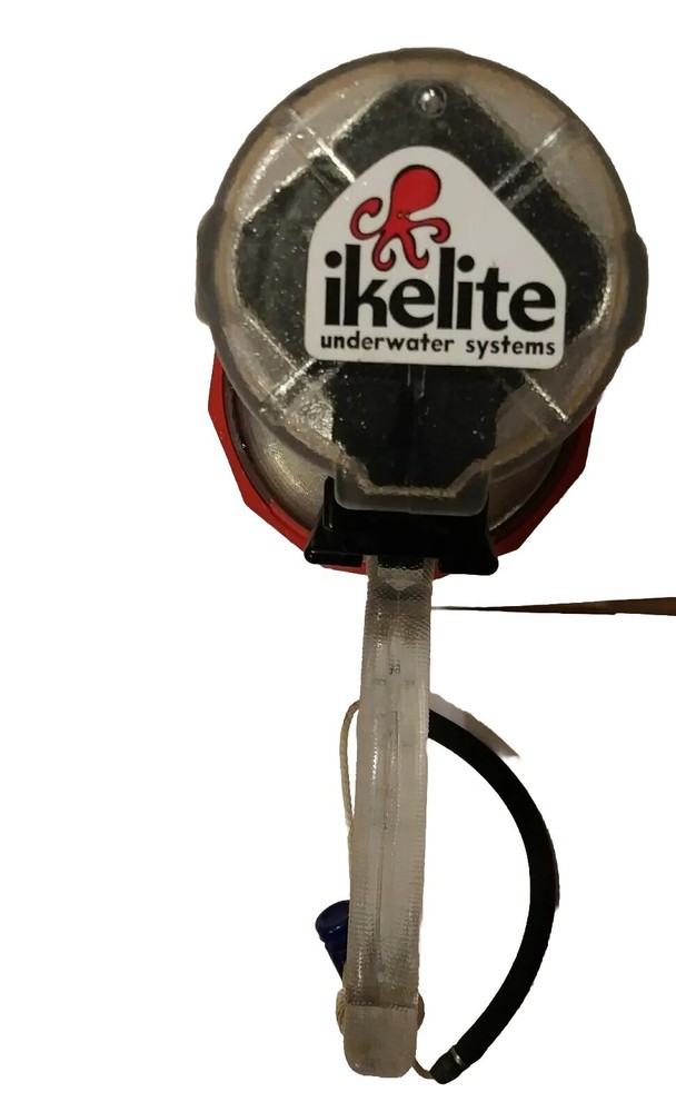 Vintage Working IkeLite UnderWater Diving Snorkeling Flashlight Torch W/Strap
